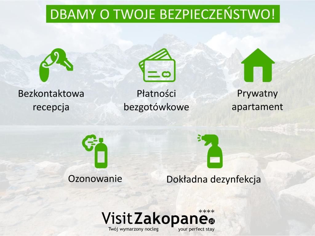 Апартаменты VisitZakopane - Sky Apartment Закопане